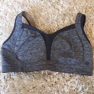 Lululemon Grey Adjustable Sports Bra